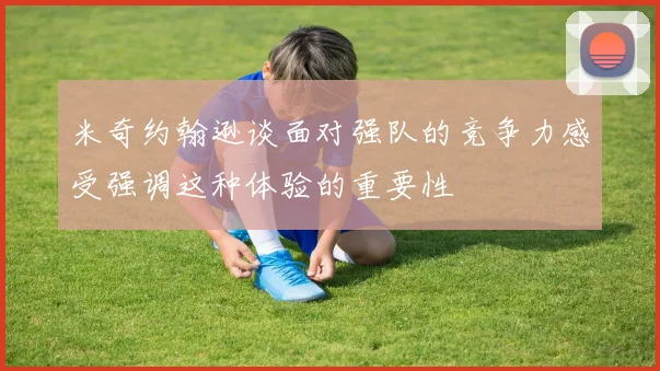 米奇约翰逊谈面对强队的竞争力感受强调这种体验的重要性